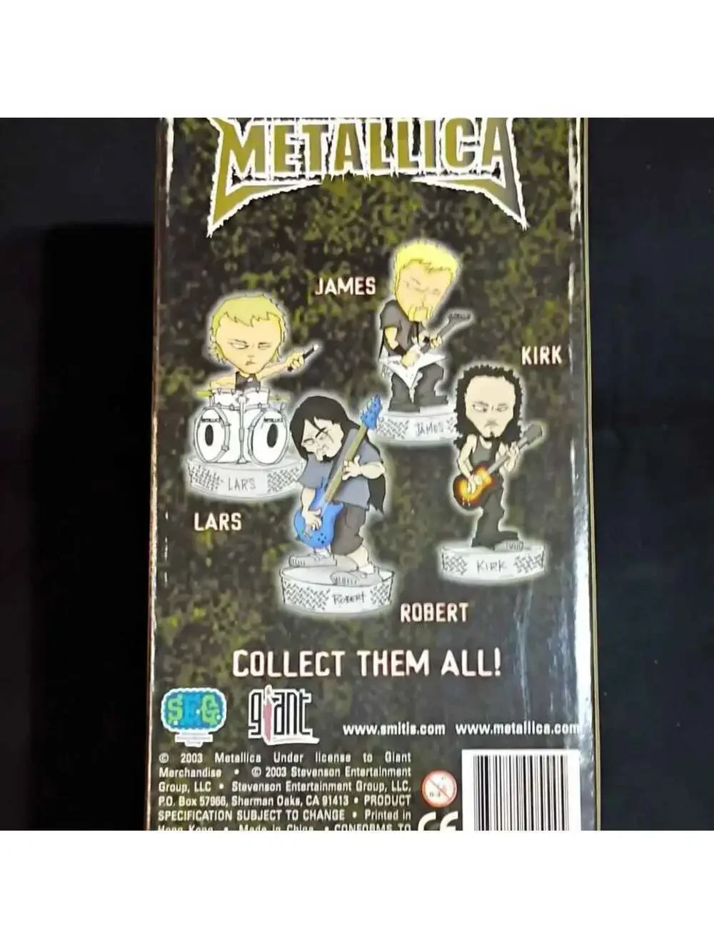 Metallica Robert Bobblehead Figure in Original Box